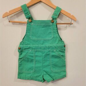 Vintage 1970s Green Shortalls